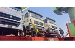 Delivery of mixer trucks from Peru